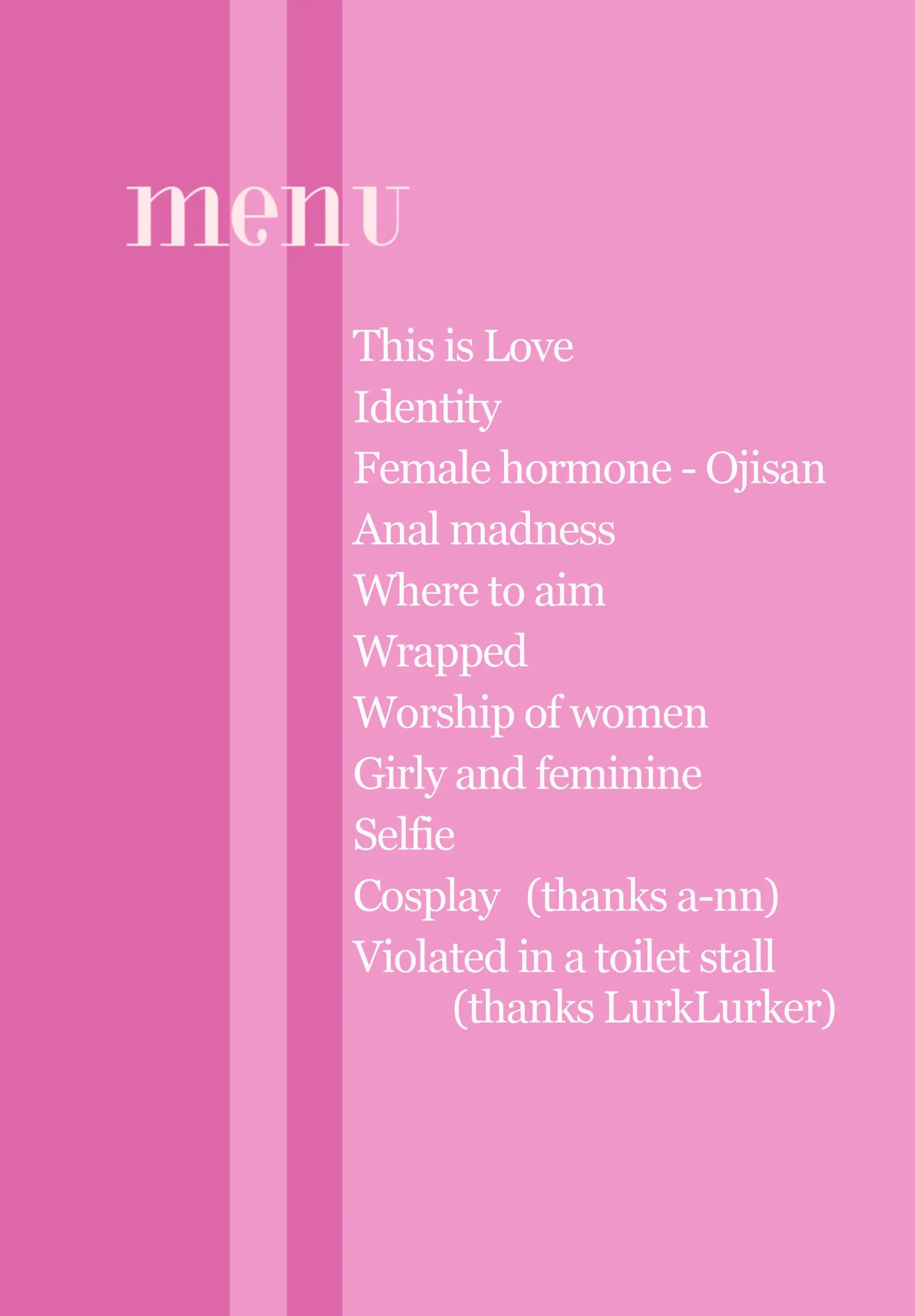 "SISSY A LA CARTE 27" ~Netorare Otokonoko, Teisoutai Kanri Mesuka Choukyou~